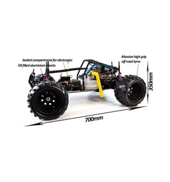 Hummer RC Shengqi Gasolina 1:5